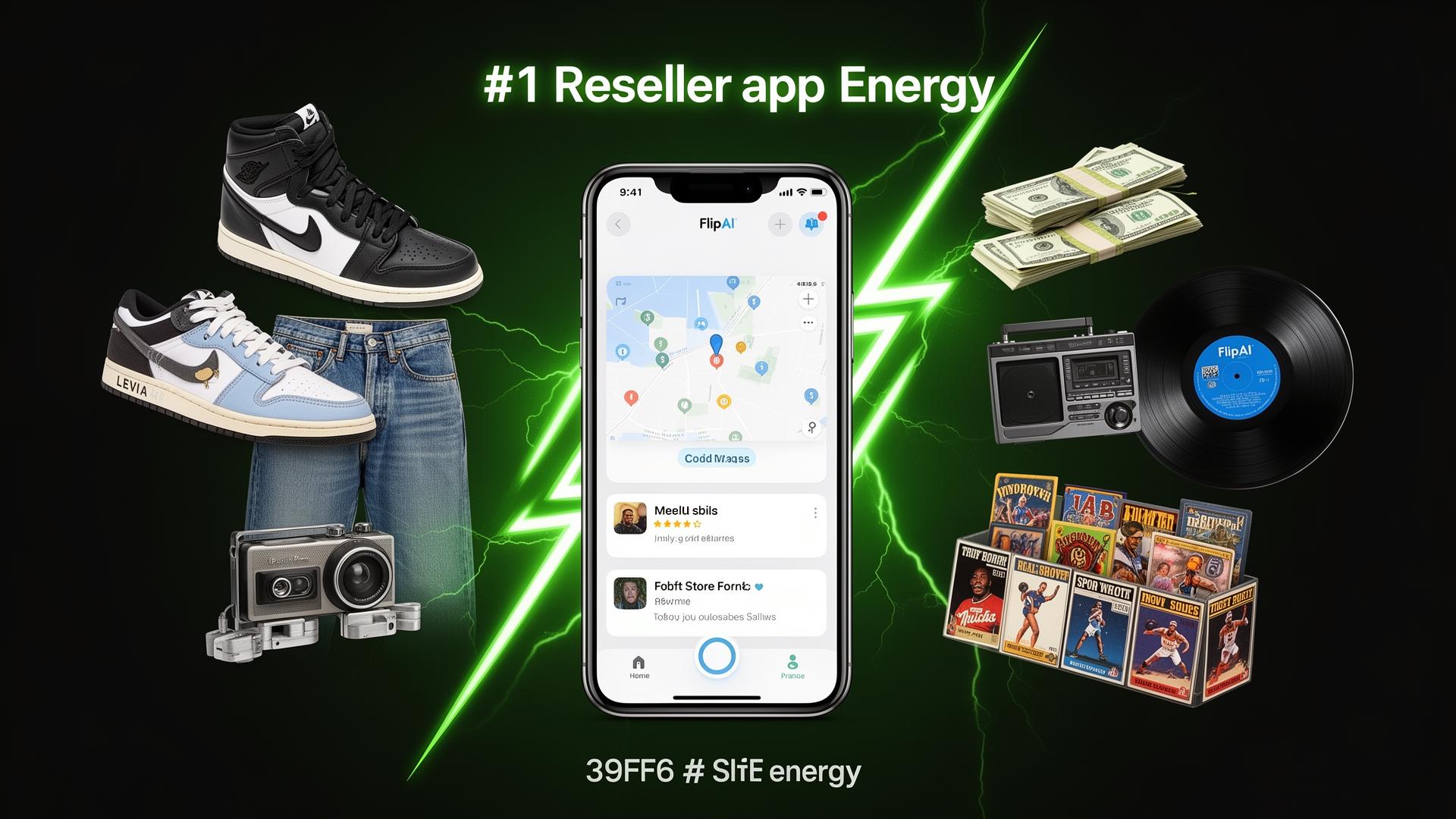 The #1 Reseller App is Now on iPhone — FlipAI Helps You Flip Anything for Profit — FlipAI reselling guide illustration
