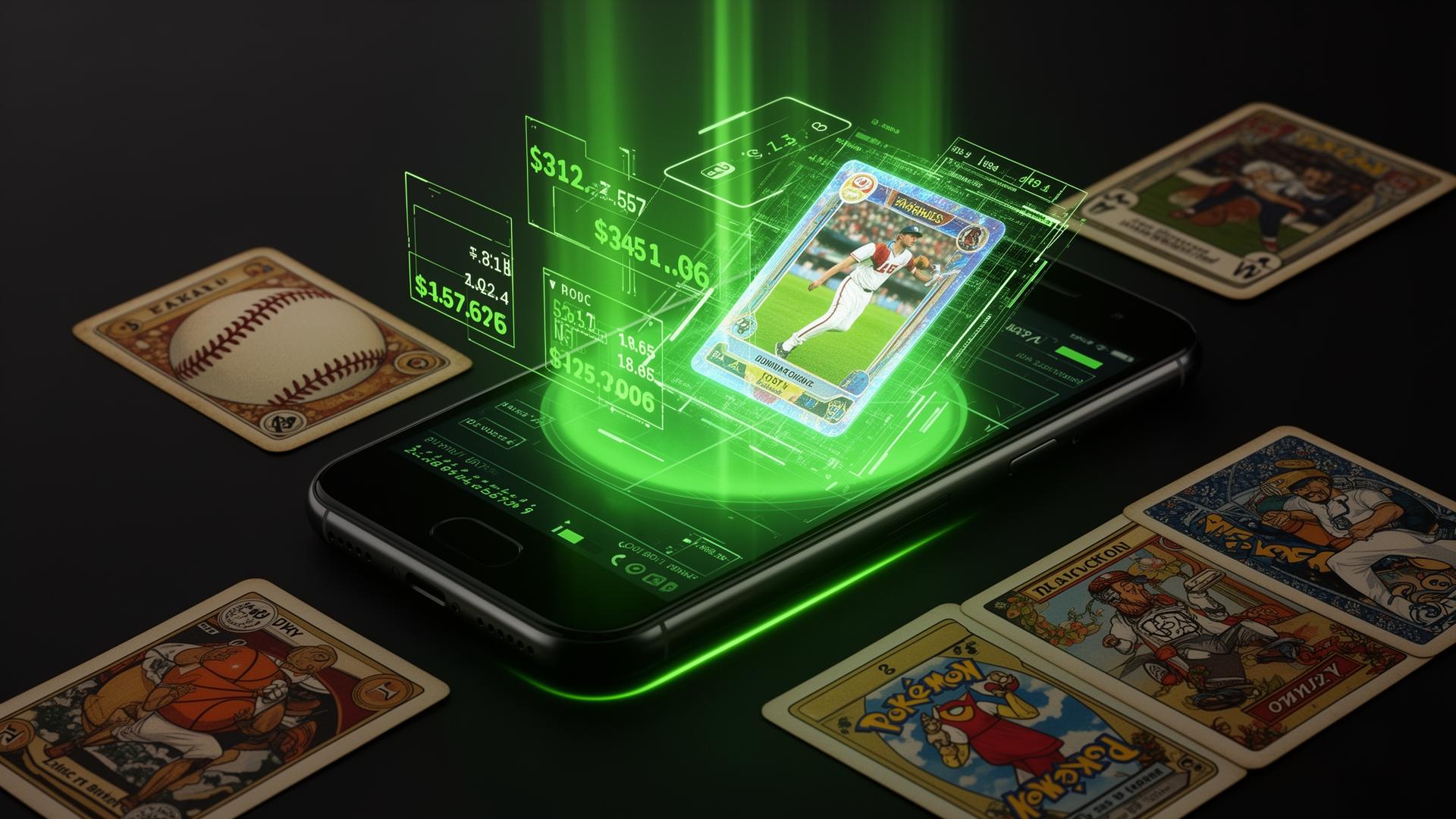 FlipAI Now Available on iPhone — The Best Sports Card Scanner App for Resellers — FlipAI reselling guide illustration